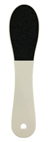 Soft Touch Grinder Foot File, Callus Remover, Heel Scraper, Disinfectable/Washable, Double-Sided – 80/100 Grit, Black/Gold, Pedicure Tool