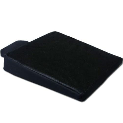 Yupbizauto New Breathable Comfortable Ergonomic Wedge Car Seat Office Chair Back Support Cushion (Black Mesh) - color: Black Mesh
