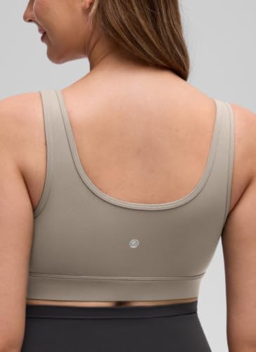 CRZ YOGA Maternity V Neck Nursing Bras - color: Warm Ash Grey, size: Small
