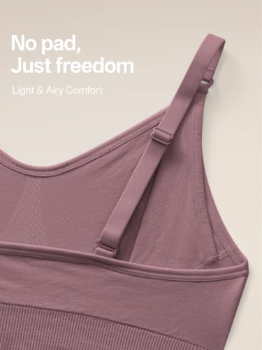 Angelhood Nursing Bras for Breastfeeding & Sleep, Seamless Maternity Bra - color: Black/Mauve/Blue, size: Small
