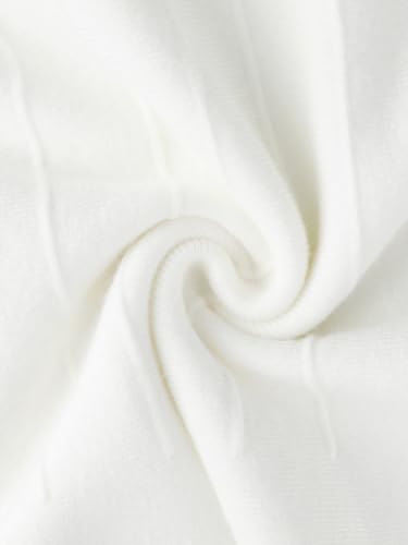 Maternity Skirt Over Belly High Waist Midi Work Skirt - color: White, size: X-Large