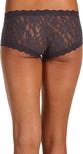 hanky panky Women's Signature Lace Boyshorts - color: Granite, size: XX-Small