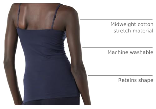 Amazon Essentials Women's Slim-Fit Camisole for Layering and Everyday Wear, Pack of 4 - color: 4-pack Dark Multi, size: Small