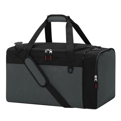 iFARADAY 40L Gym Bag for Men, 20 inch, Dark Grey - color: Dark Grey