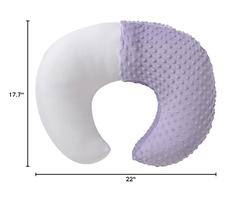 Nursing Pillow and Positioner with Cover for Breastfeeding - color: Orchid