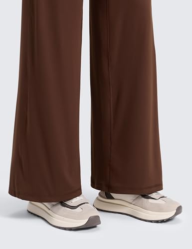 CRZ YOGA Maternity Wide Leg Pants 30" - color: Lava Brown, size: Medium