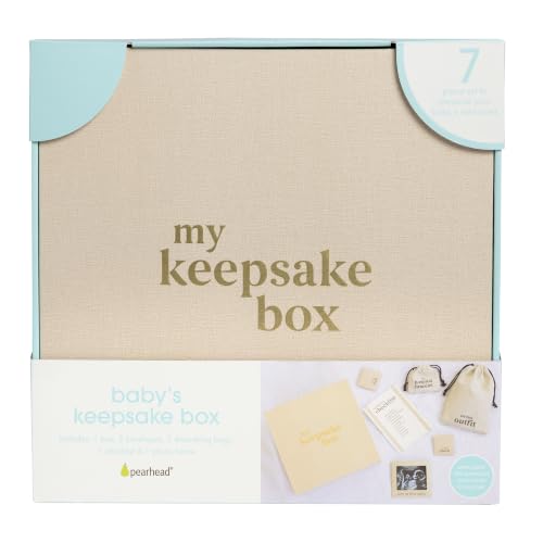Pearhead My Keepsake Box, Baby Milestone Keepsakes - color: My Keepsake Box
