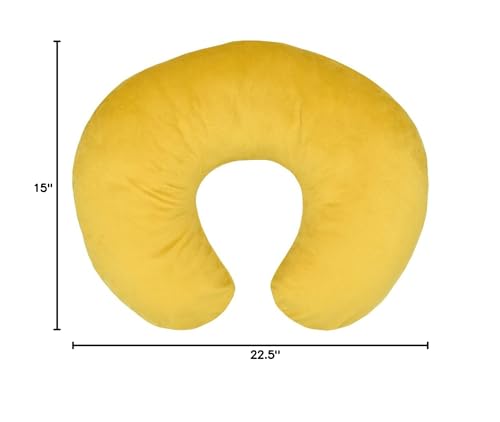 Nursing Pillow Cover Two Sided Baby Slipcovers for Breastfeeding 1 Pcs - color: Sunflower