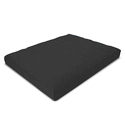 Bean Products Large Zabuton Meditation Cushion, Cotton Filled - Black - color: Black, size: Premium 32x26x3
