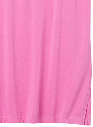 Amazon Essentials Women's Pull-On Knit Midi Skirt with Elastic Waist, Slits - color: Bright Pink, size: X-Small
