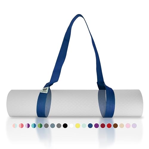 Tumaz Yoga Mat Strap Adjustable Carrier for All Yoga Mats, 2 Sizes - color: 10. Classic Blue, size: 64 IN