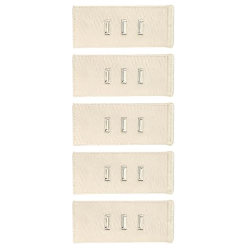 MECCANIXITY 5pcs Light Apricot Pants Waist Button Extenders for Women 3.3" - color: Light Apricot, size: 3.3"