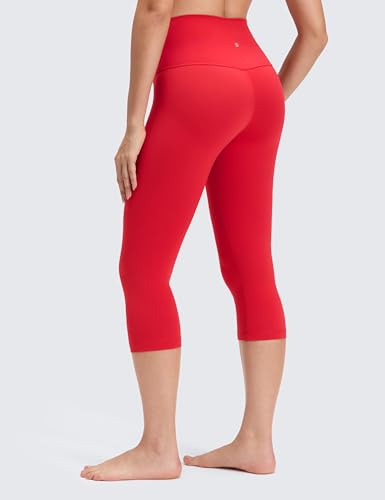 CRZ YOGA Butterluxe Capris 19'' - color: Aurora Red, size: X-Large
