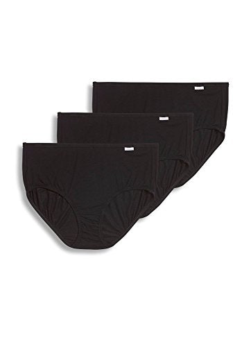 Jockey Women's Underwear Supersoft Brief - 3 Pack - color: Black, size: 5
