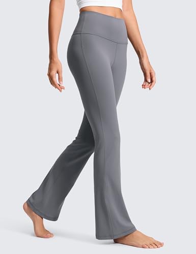 CRZ YOGA Butterluxe Flare Leggings 29"/30.5"/32"/33.5" - color: Solar Grey, size: X-Large