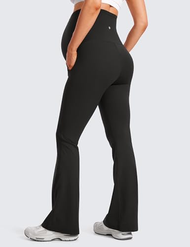 CRZ YOGA Maternity Flare Legging Pocket 29''/31''/33'' - color: Black, size: X-Small