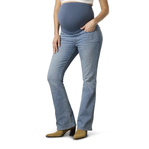 Levi Strauss Signature Gold Women's Maternity Comfort-Stay Bootcut Jeans - color: (New) Aromatic Air, size: Medium
