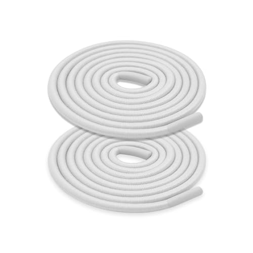 Elastic Shoe Laces for On Cloud 5, 6 Replacement Strings - color: White, size: 16in (40cm)