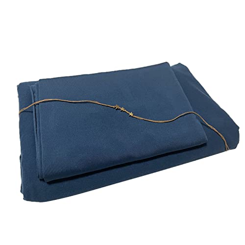 3Pcs Newborn Photography Props Baby Photoshoots Photo Posing Wraps Backdrops with Headband Stretch (Wrap + Backdrop + Headband, Dark Blue) - color: Dark Blue