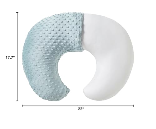 Nursing Pillow and Positioner, Breastfeeding, Bottle Feeding - color: Skyblue