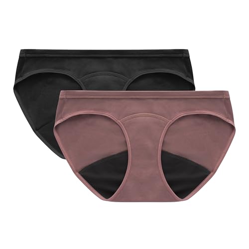 Hanes Women's Maternity Light Leak Hipster Underwear, Under the Belly, Pregnancy & Post Partum Panty, 2-pk - size: Small