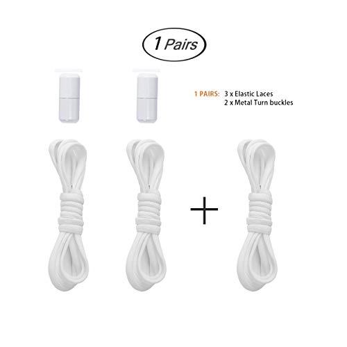 Elastic No Tie Shoe Laces For Adults,Kids,Elderly,One Size Fits All - color: Brown