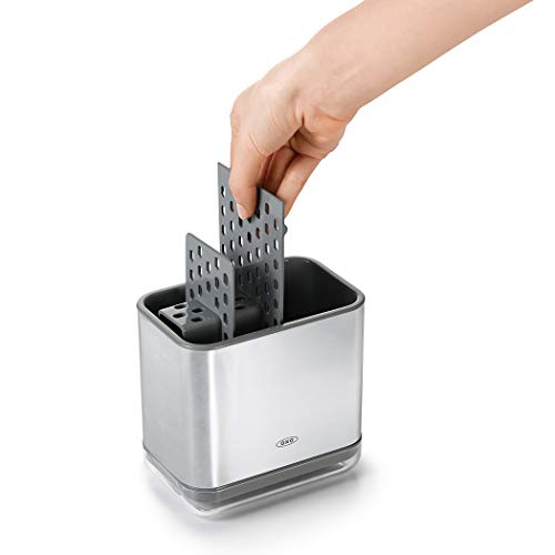 OXO Good Grips Stainless Steel Sink Organizer Caddy & Sponge Holder - color: Stainless Steel