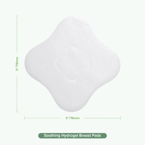 haakaa Hydrogel Nipple Pads with Lanolin, 8 PCS Individually Wrapped - size: 8 PCS