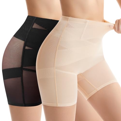Tummy Control Shapewear for Women Body Shaper High Waisted Underwear Seamless Panties - size: Medium