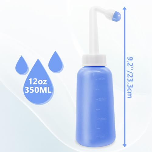 Peri Bottle for Postpartum Care, 12oz Perineal Cleansing Bottle, Purple - color: Purple