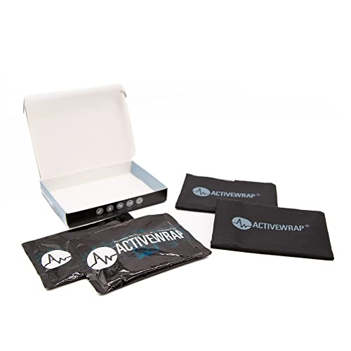 ActiveWrap Ultra Flex Ice & Heat Pack, Medium (6" x 9") – Gel Ice Packs Reusable for Ankle, Elbow & Neck, Hot & Cold Therapy, Flexible No-Flow Gel, Includes Nylon Protective Pouch (2 Count) - size: Medium (6" x 9")