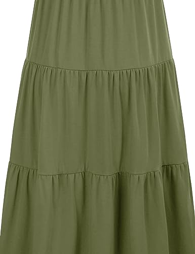 CzzzyL Womens Flutter Sleeve Nursing Dress for Breastfeeding with Pockets - color: Green-09, size: Small
