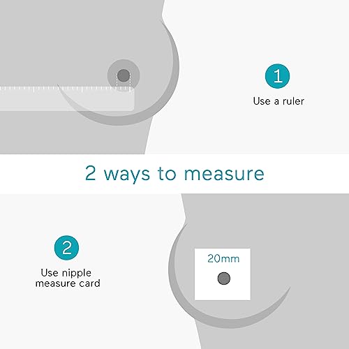 Paruu P10 Flange Insert 24mm, Original Breast Pump Parts, Wearable Breast Pump Replacement Accessories, 2 Pack - size: 24mm