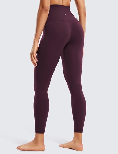 CRZ YOGA Super High Waist Leggings 25" - color: Deep Purple, size: X-Large
