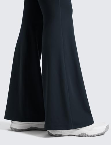 CRZ YOGA Maternity Flare Leggings Pocket 29'' - color: True Navy, size: Medium