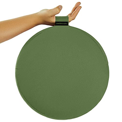 Retrospec Sedona Meditation Cushion, Buckwheat Pillow, Meditation Pillow - color: Basil, size: Round