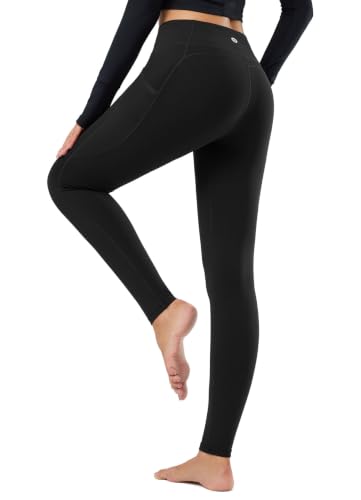 baleaf Women's Fleece Lined Leggings Thermal Warm Tights Cold Weather - color: Black+black, size: X-Large