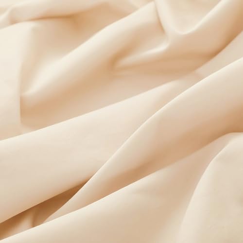 100% Egyptian Cotton Pillow Protectors Set of 4 Standard Size - color: Beige, size: Standard 4Pack