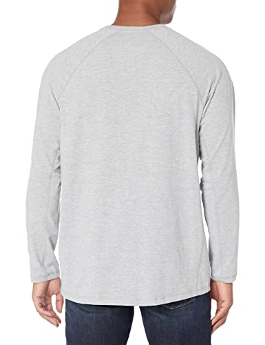 Carhartt Men's Force Relaxed Fit Midweight Long-Sleeve Pocket T-Shirt - color: Heather Grey, size: 3X-Large