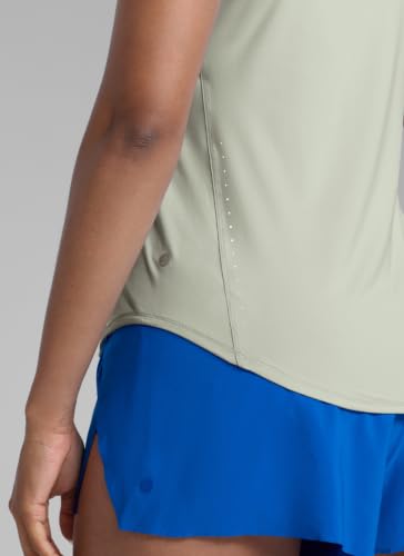 CRZ YOGA Lightweight Racerback Tank Top - color: Fog Green, size: Medium