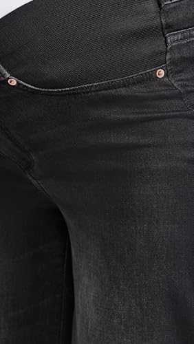 DL1961 Women's Hepburn Wide Leg Maternity Jeans: High Rise 32" - size: 25