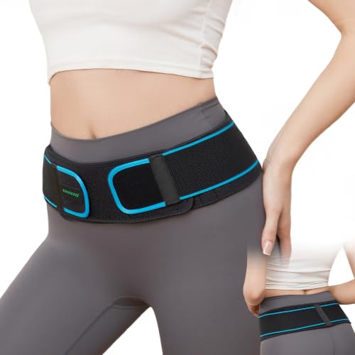 KONSEDIK Sacroiliac SI Pelvic Belt,Lower Back Support Brace for Men&Women-L - size: Large