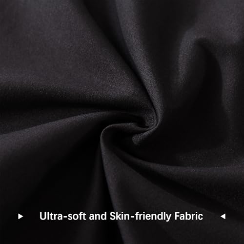 Memory Foam Body Pillow Insert,Bed Pillow for Adults, Black