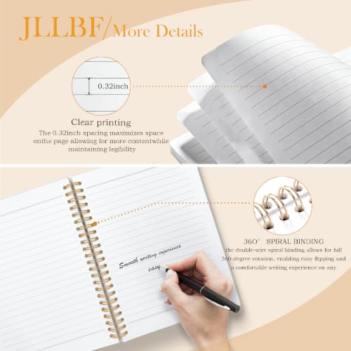 Baby Birthday Gifts Spiral Notebook 5.5x8.3in - color: Birthday Letters
