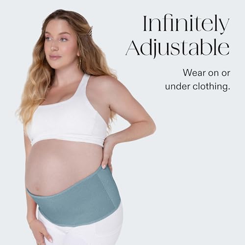 Bala Belly Bands for Pregnant Women, Breathable Mesh Maternity Belt - color: Sea