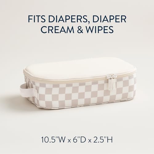 Itzy Ritzy Packing Cubes for Travel, Set of 3 Organizers (Checkerboard) - color: Checkerboard