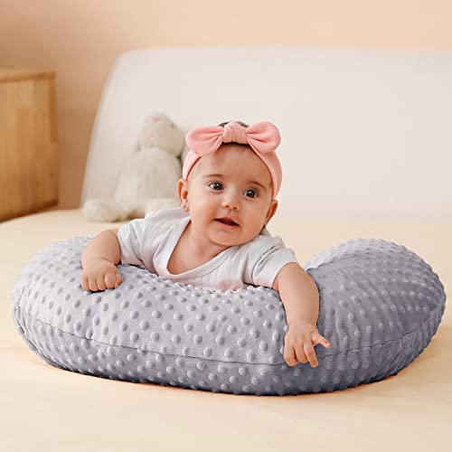Nursing Pillow and Positioner, Breastfeeding, Bottle Feeding - color: Gray