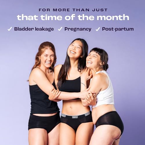 Bambody Period Underwear for Women Absorbent Period Panties Bamboo Rayon - size: Small