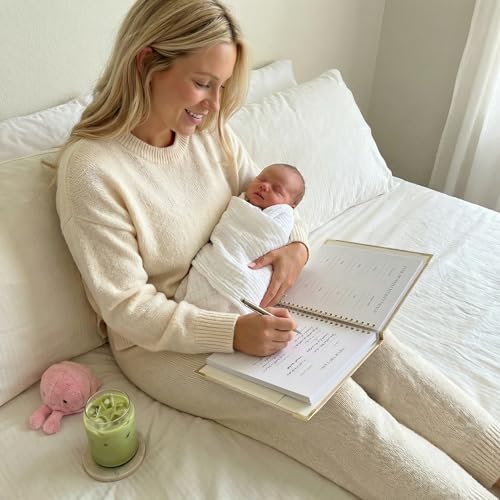 Keepsake Baby Memory Book for Boys and Girls - Timeless First 5 Year Book - color: Beige