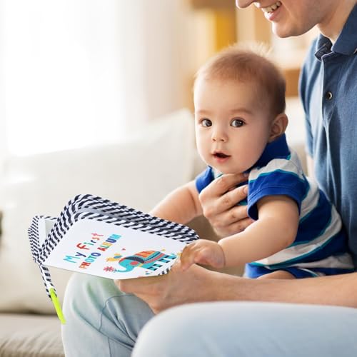ZOIIWA Baby's My First Family Album Soft Photo Cloth Book (Elephant) - style: Elephant
